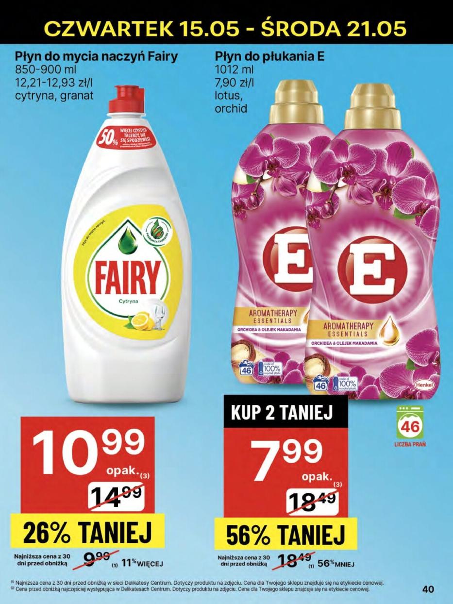 Gazetka promocyjna Delikatesy Centrum str. 40