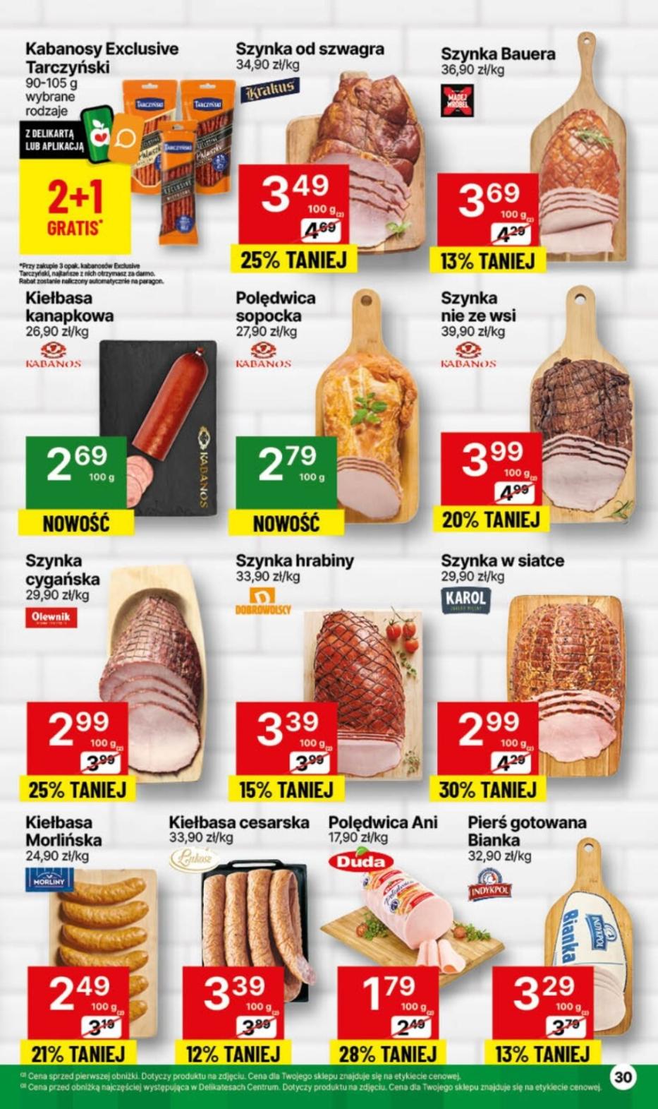 Gazetka promocyjna Delikatesy Centrum str. 30