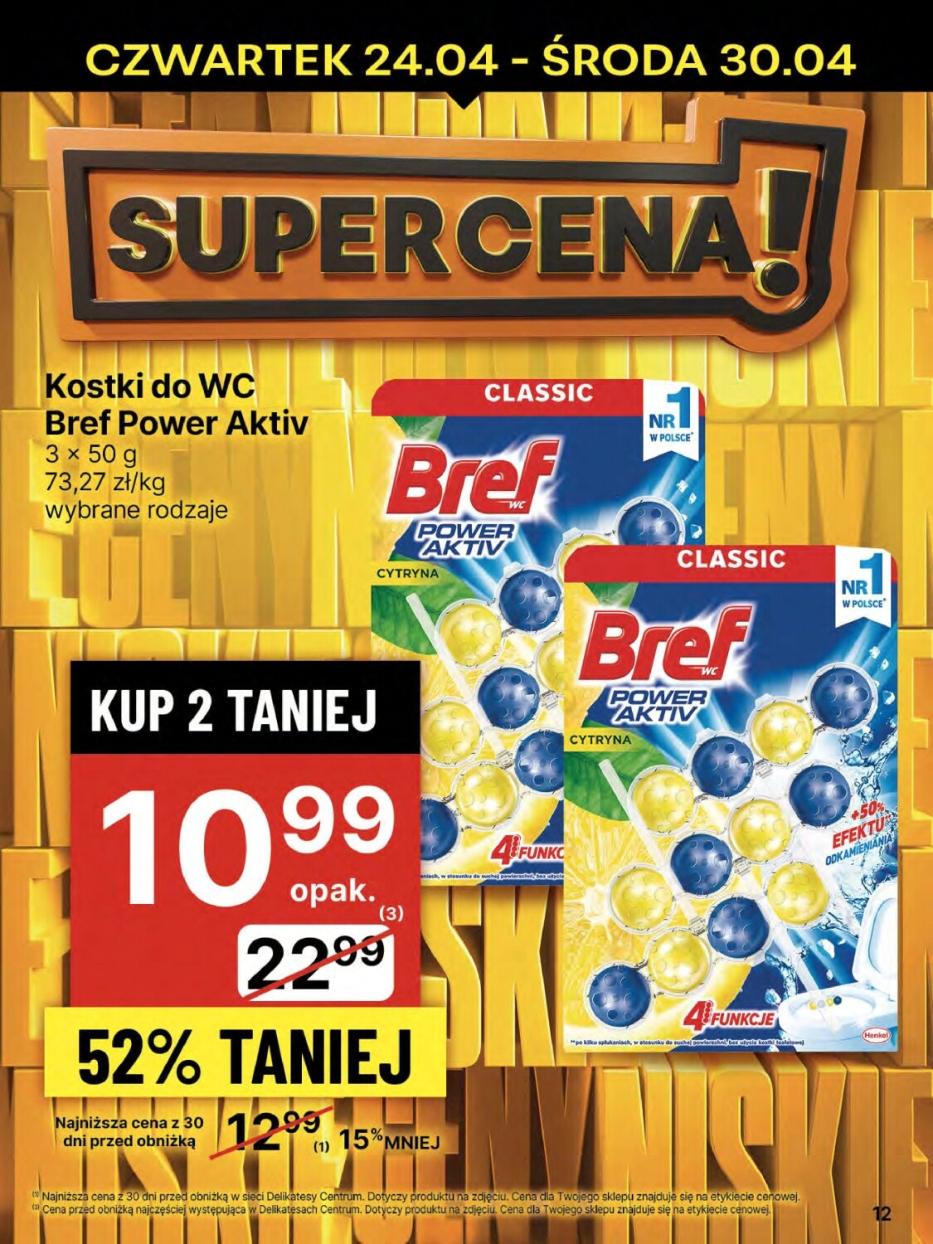 Gazetka promocyjna Delikatesy Centrum str. 12