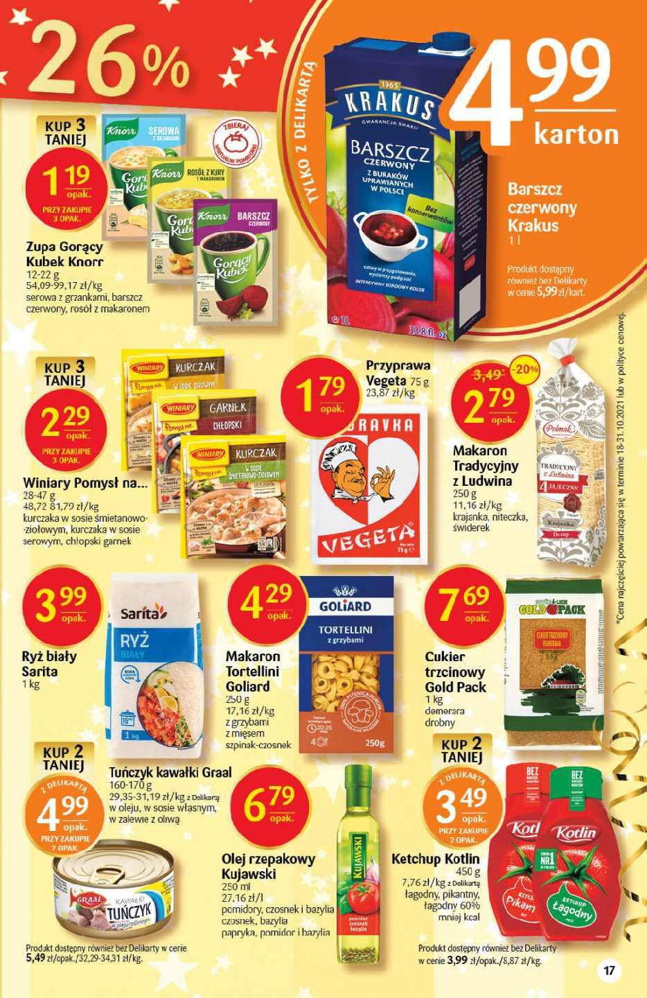 Gazetka promocyjna Delikatesy Centrum str. 17