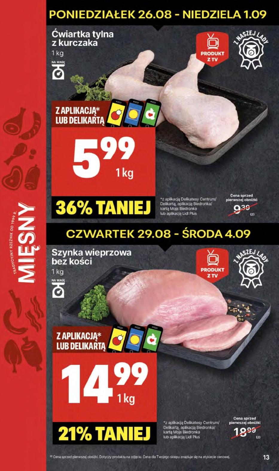 Gazetka promocyjna Delikatesy Centrum str. 13