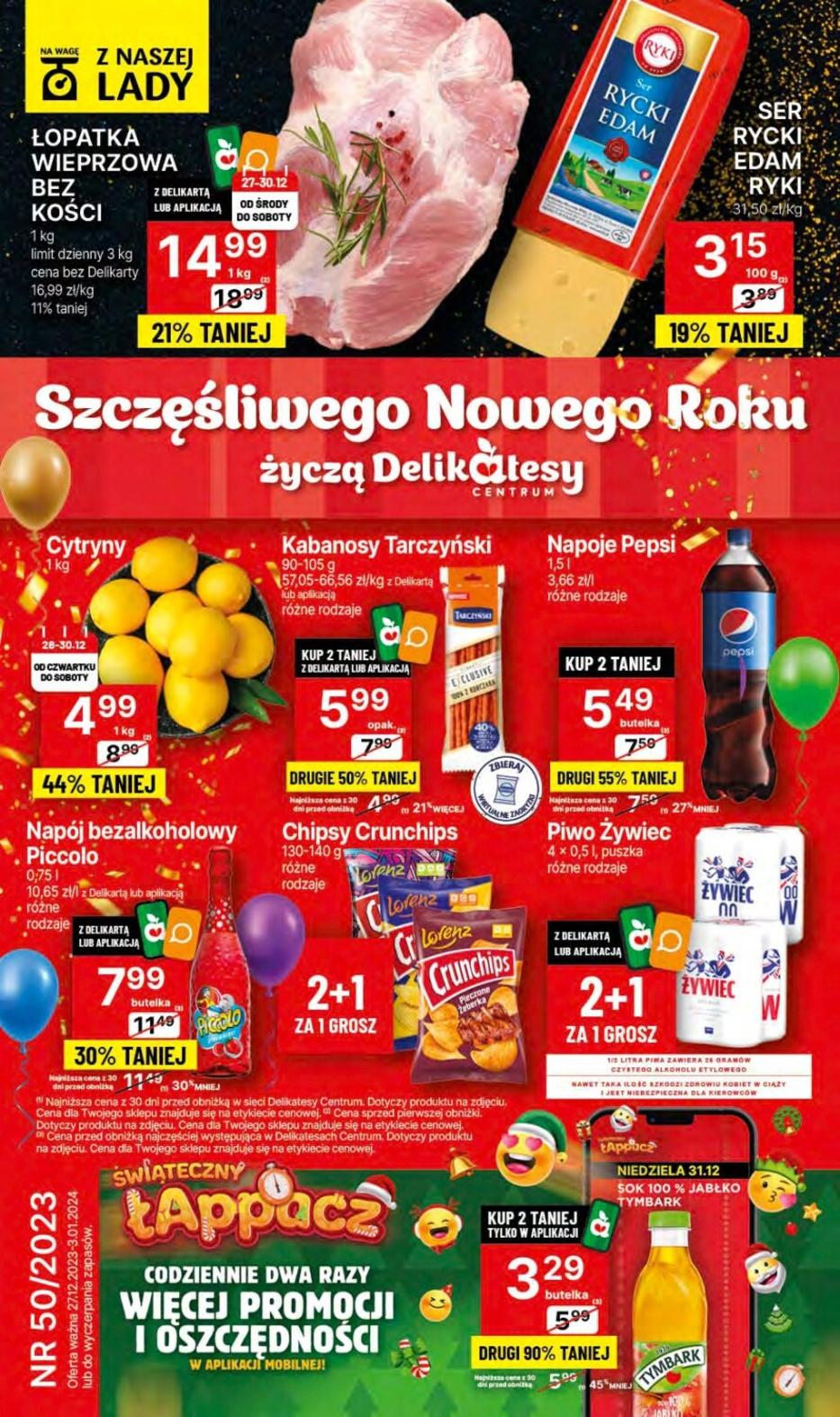 Gazetka promocyjna Delikatesy Centrum str. 1