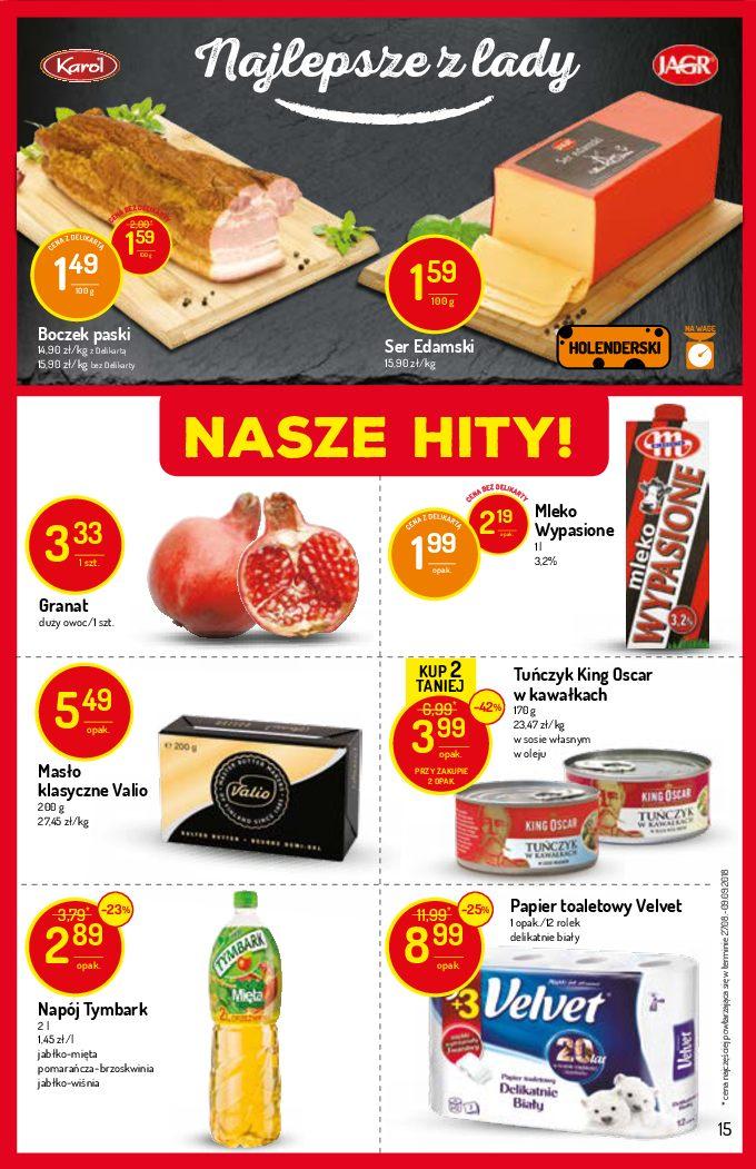 Gazetka promocyjna Delikatesy Centrum str. 15