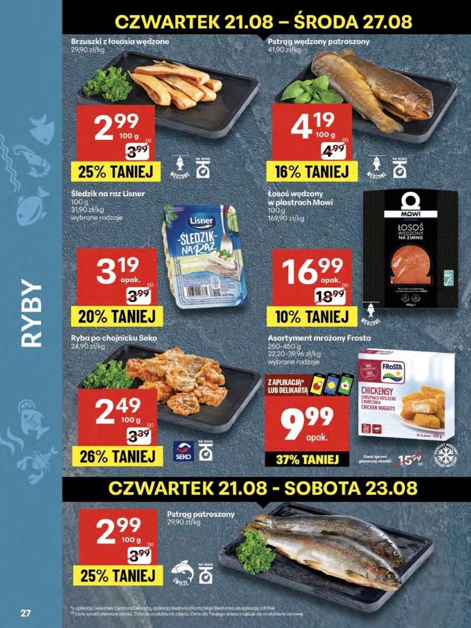 Gazetka promocyjna Delikatesy Centrum str. 27