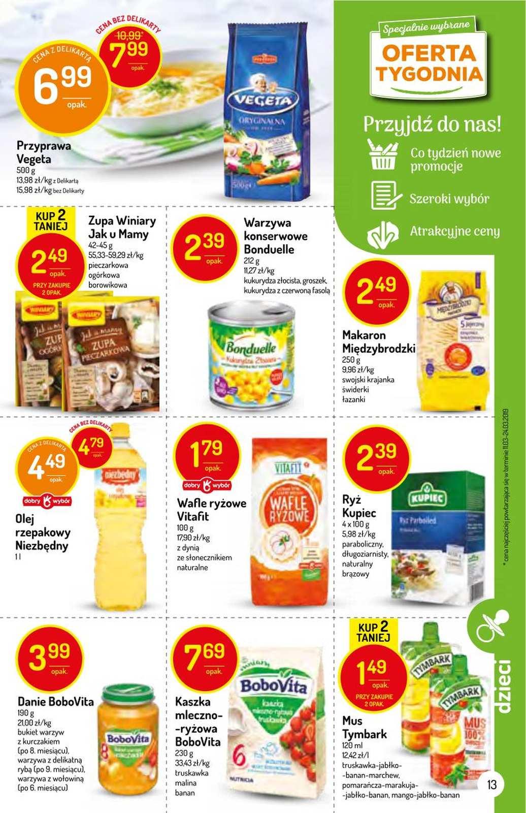 Gazetka promocyjna Delikatesy Centrum str. 13