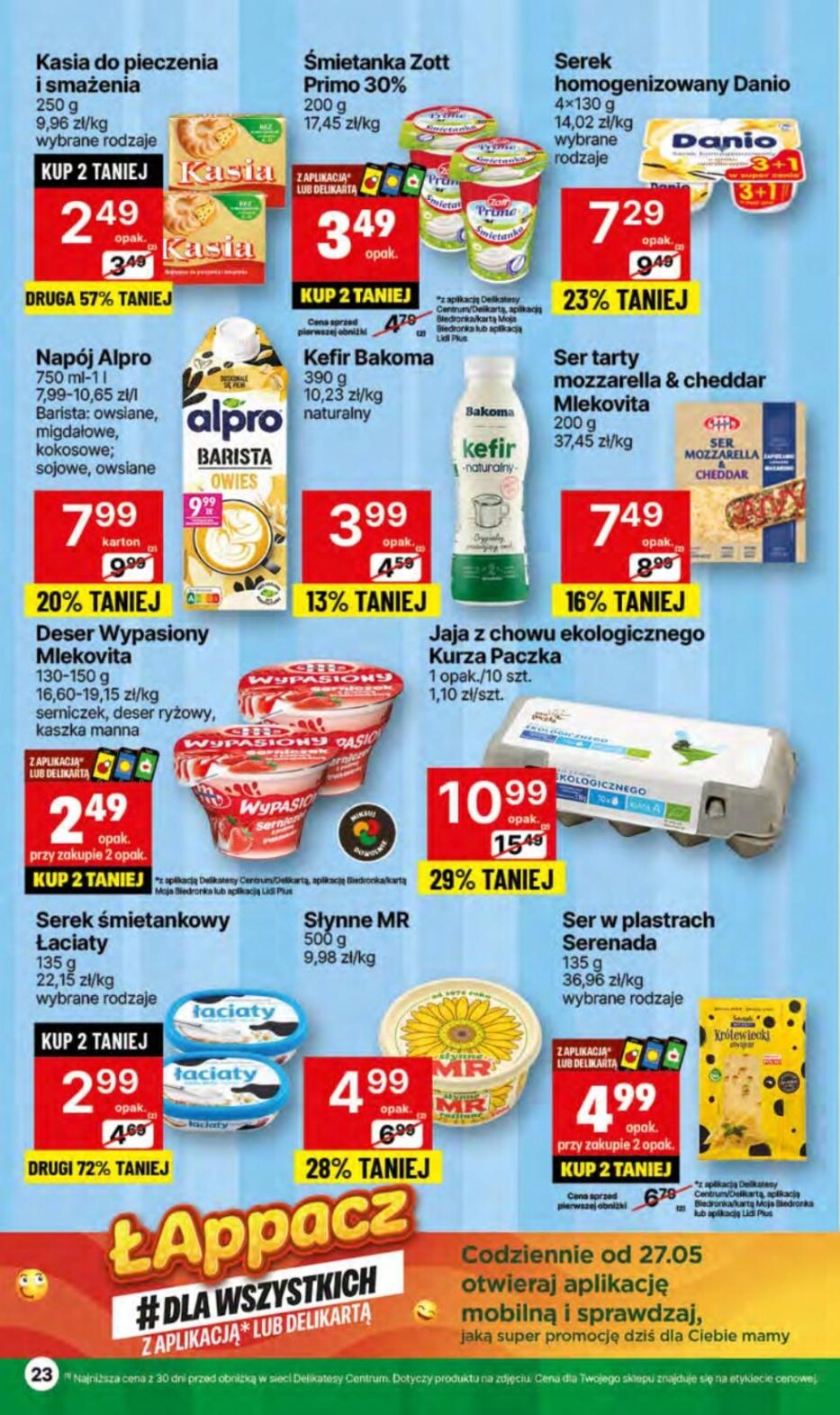 Gazetka promocyjna Delikatesy Centrum str. 23