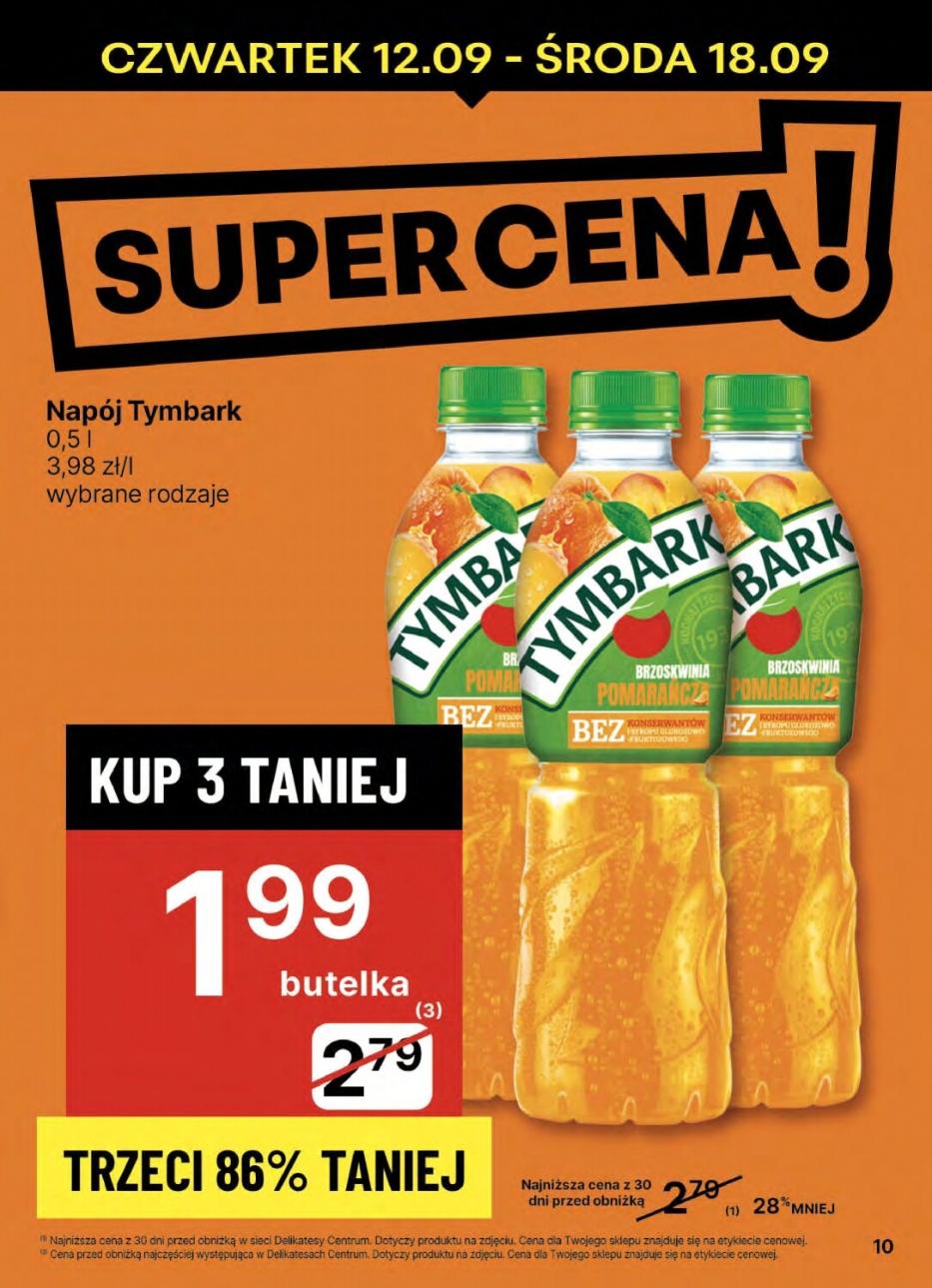 Gazetka promocyjna Delikatesy Centrum str. 10