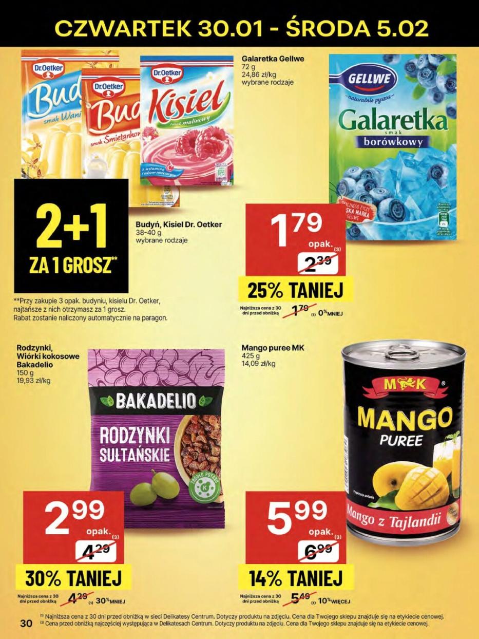 Gazetka promocyjna Delikatesy Centrum str. 30
