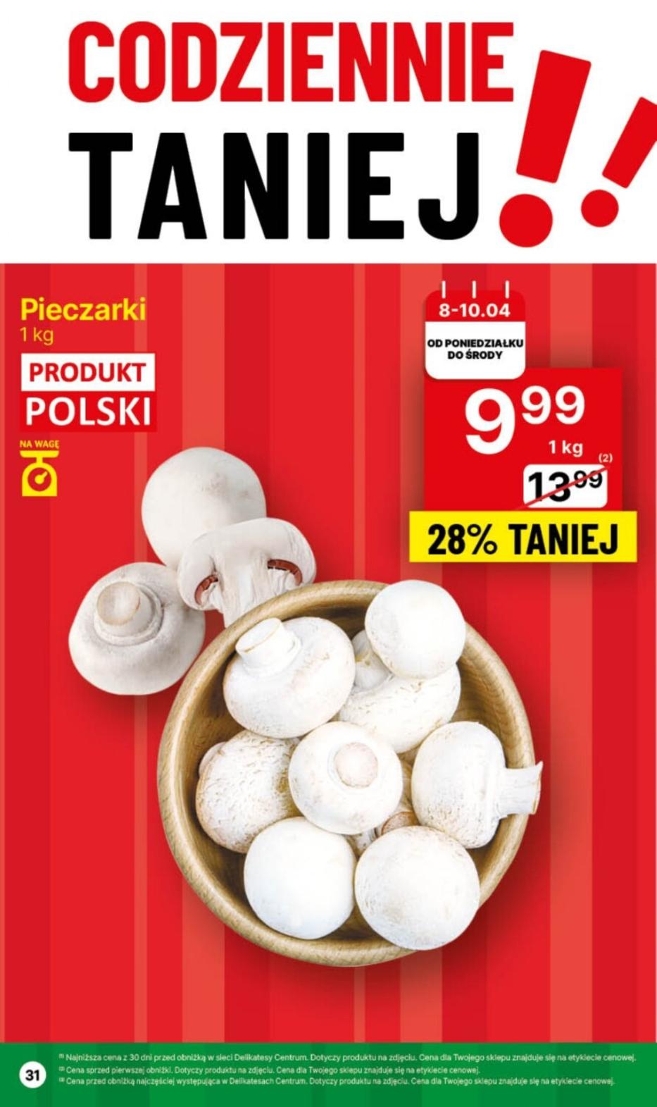 Gazetka promocyjna Delikatesy Centrum str. 31