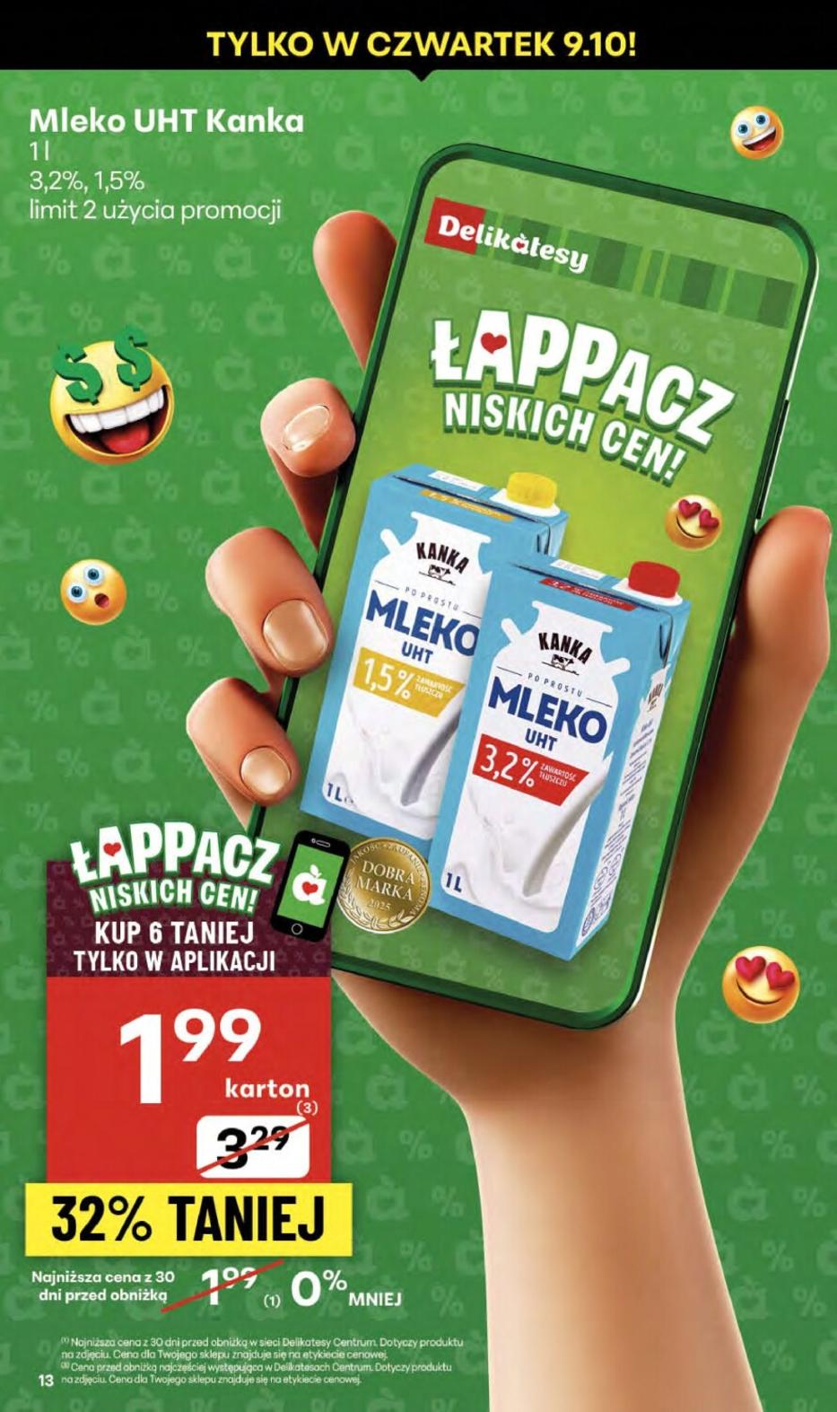 Gazetka promocyjna Delikatesy Centrum str. 13