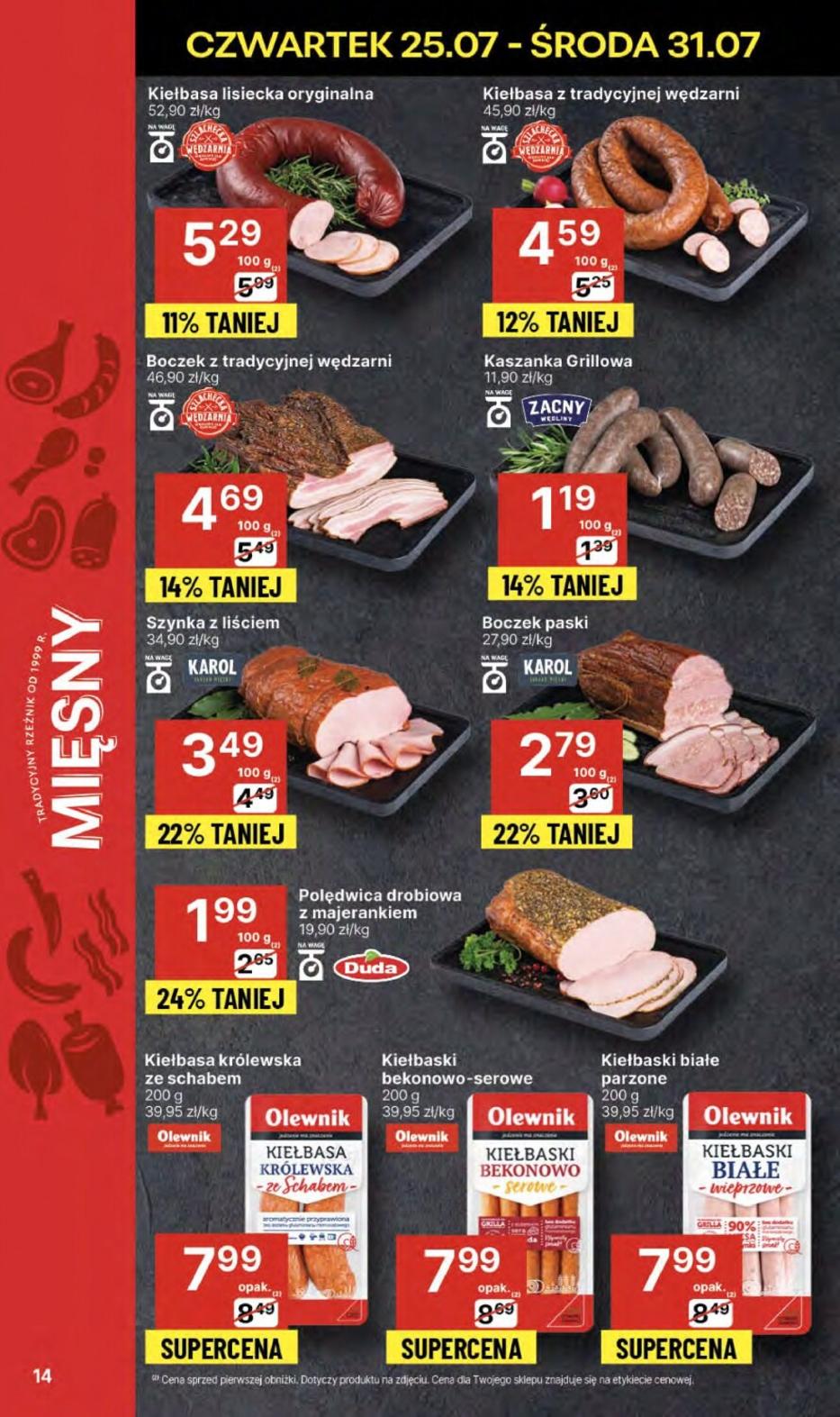 Gazetka promocyjna Delikatesy Centrum str. 14