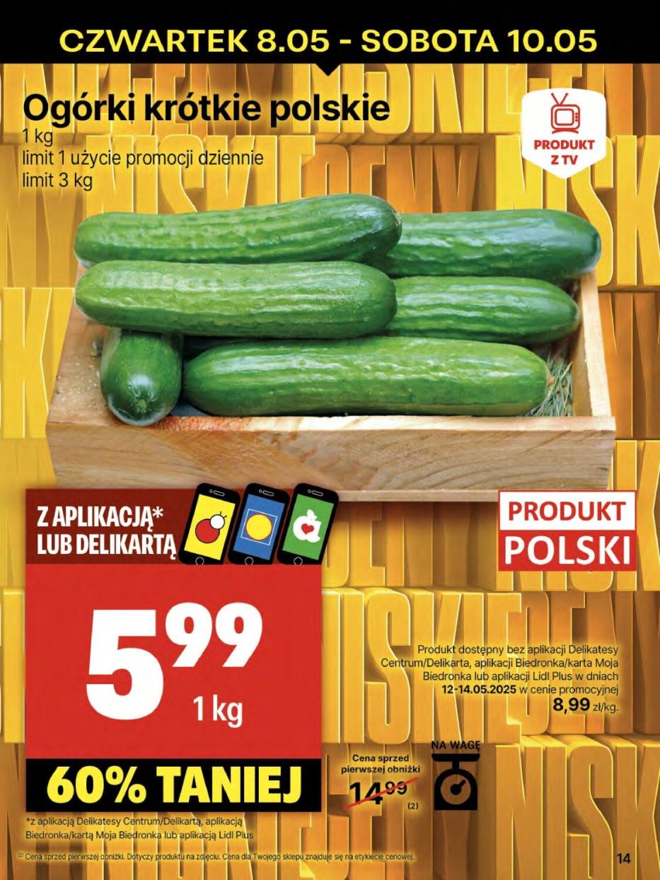 Gazetka promocyjna Delikatesy Centrum str. 14