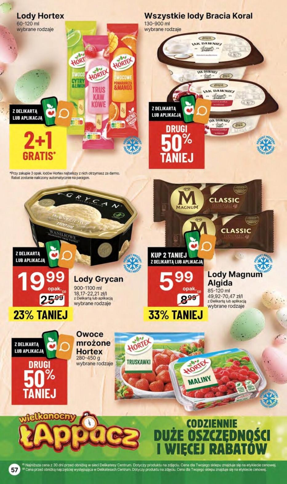 Gazetka promocyjna Delikatesy Centrum str. 57