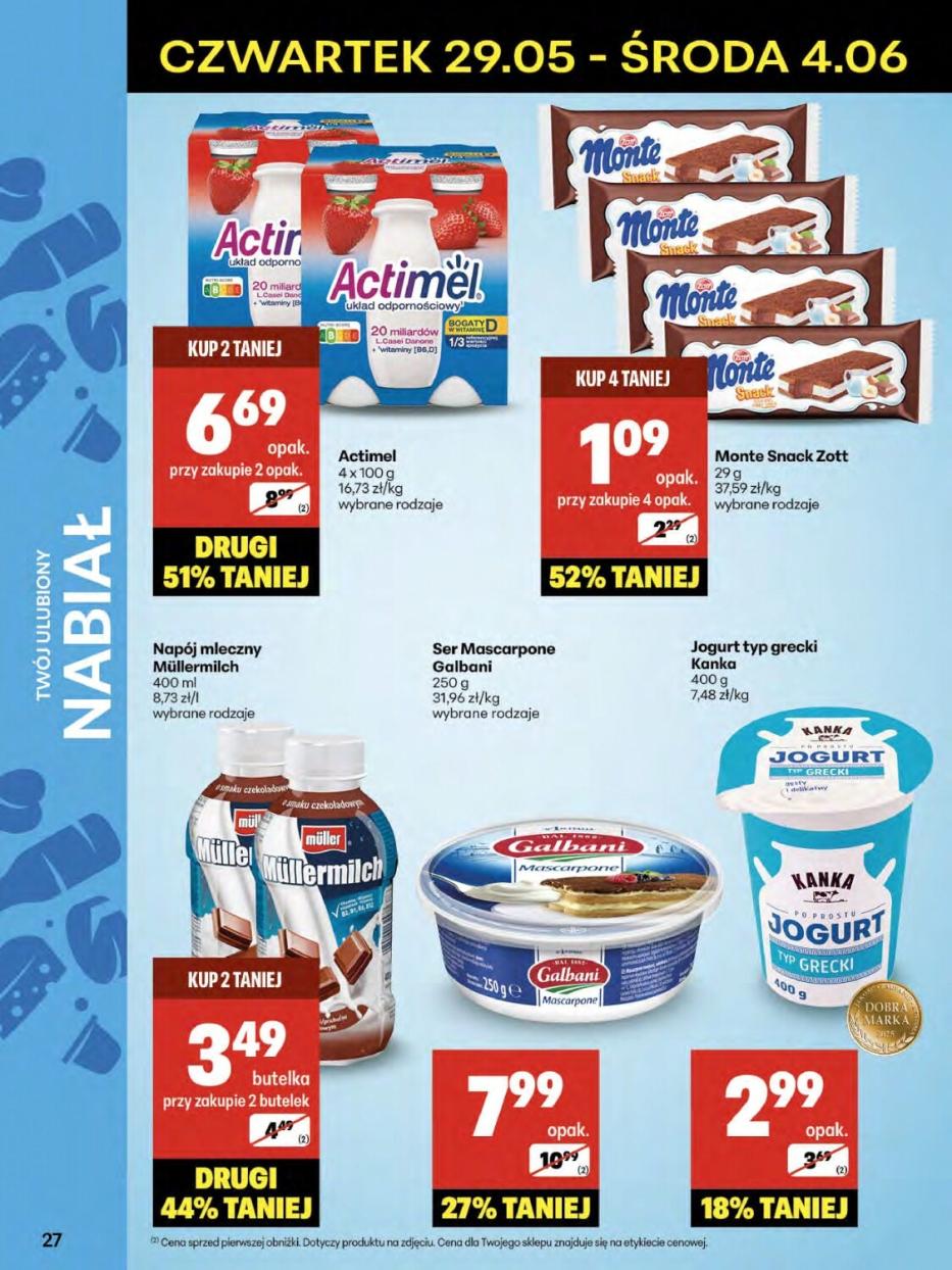 Gazetka promocyjna Delikatesy Centrum str. 27