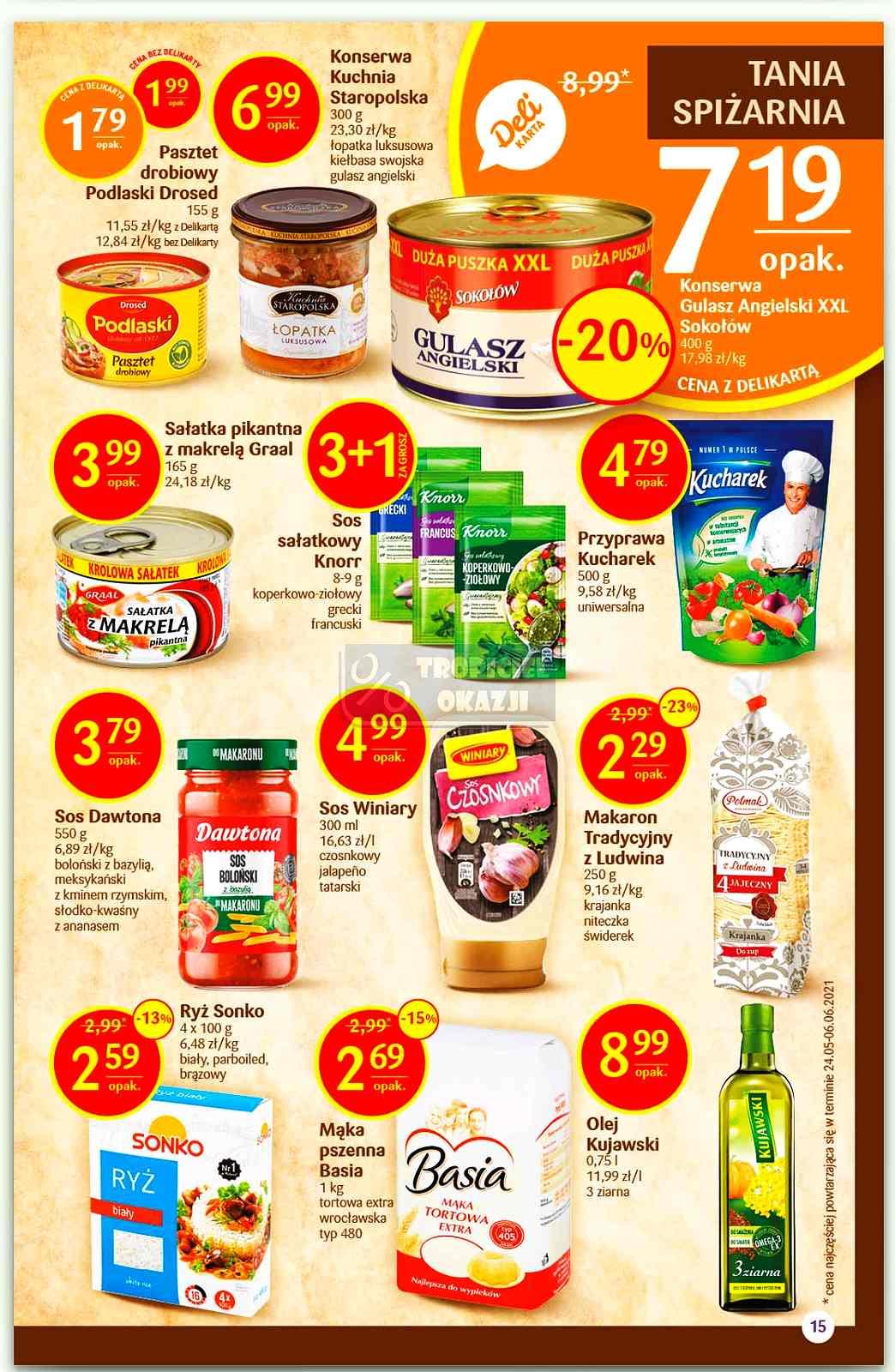 Gazetka promocyjna Delikatesy Centrum str. 15