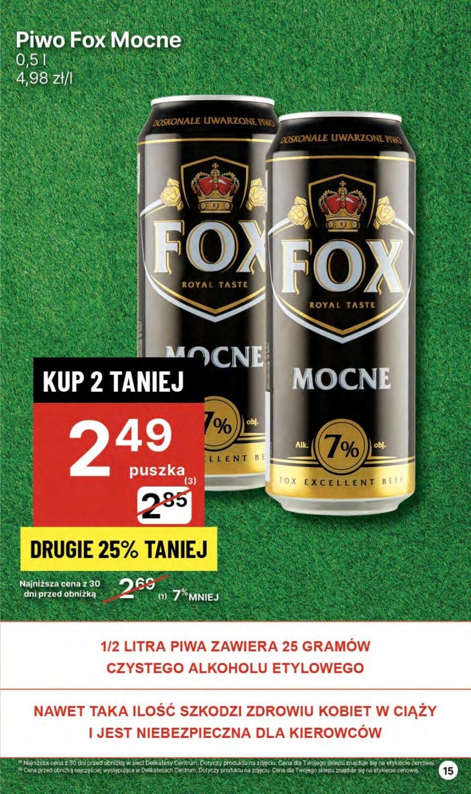 Gazetka promocyjna Delikatesy Centrum str. 15