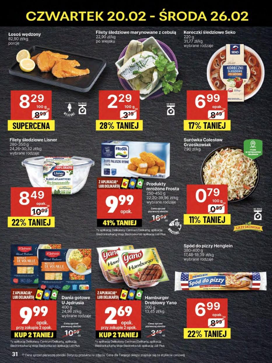 Gazetka promocyjna Delikatesy Centrum str. 31