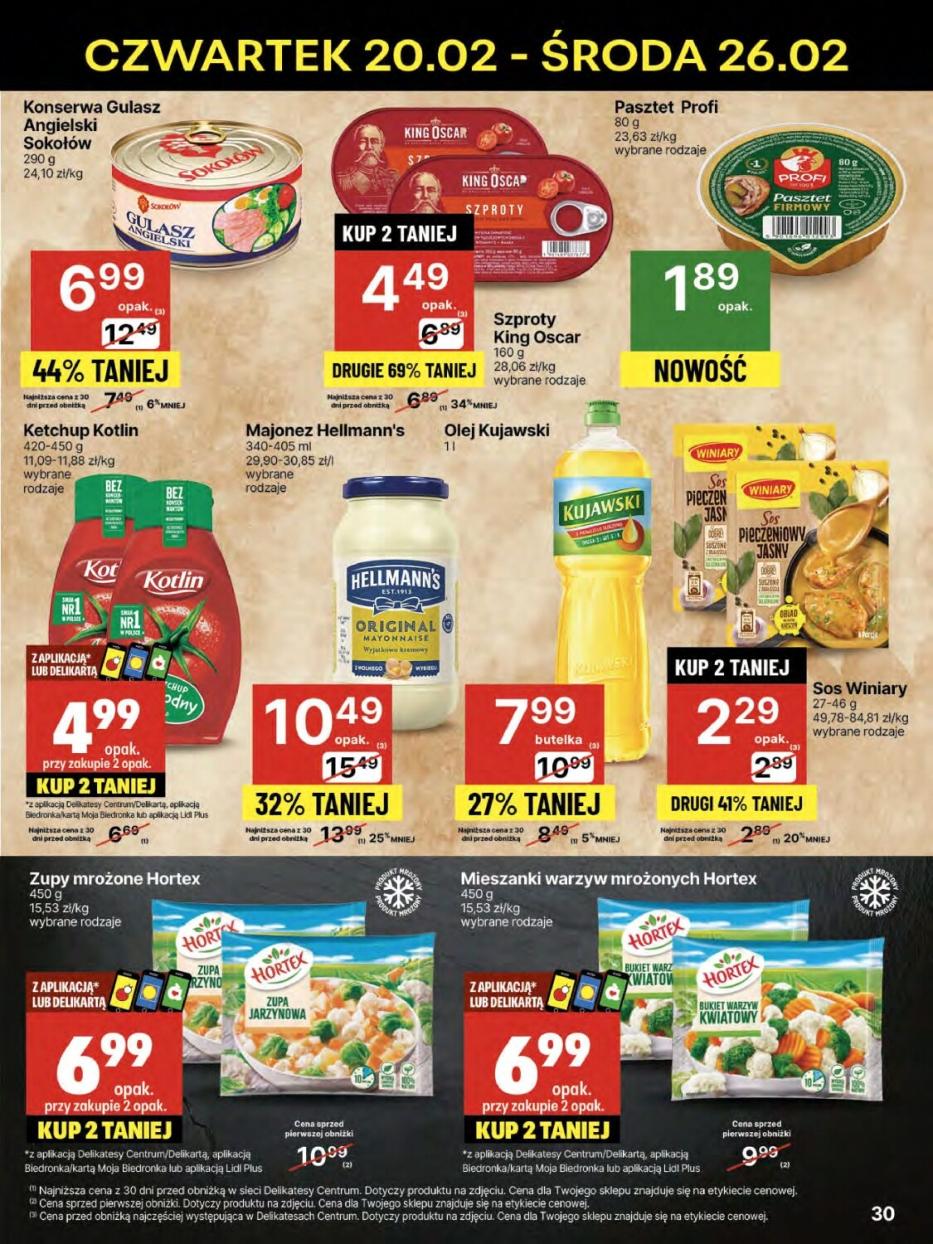 Gazetka promocyjna Delikatesy Centrum str. 30