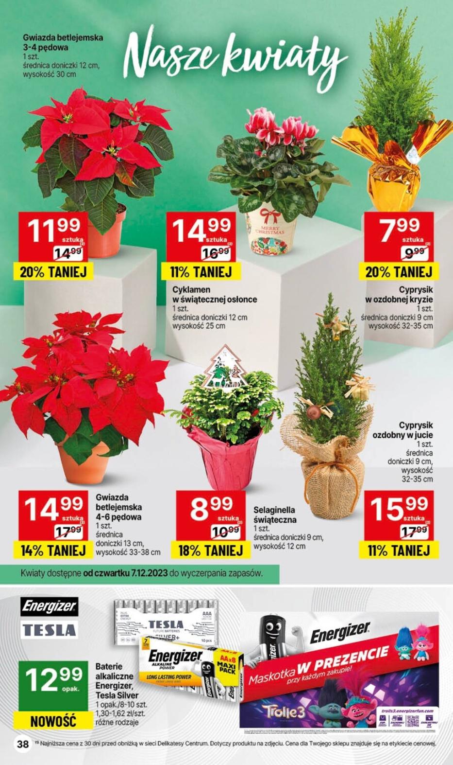 Gazetka promocyjna Delikatesy Centrum str. 38