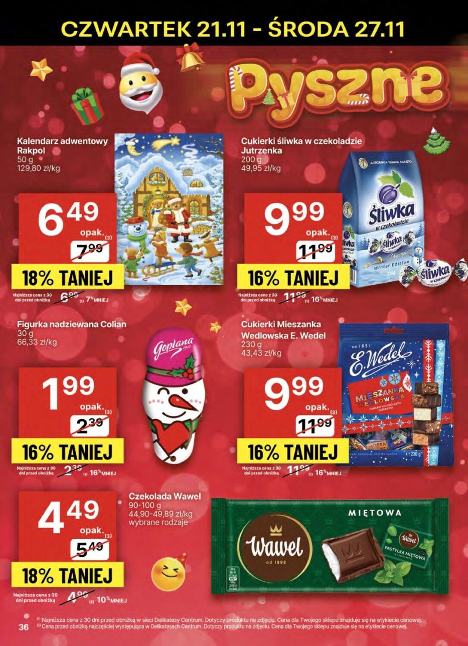 Gazetka promocyjna Delikatesy Centrum str. 36