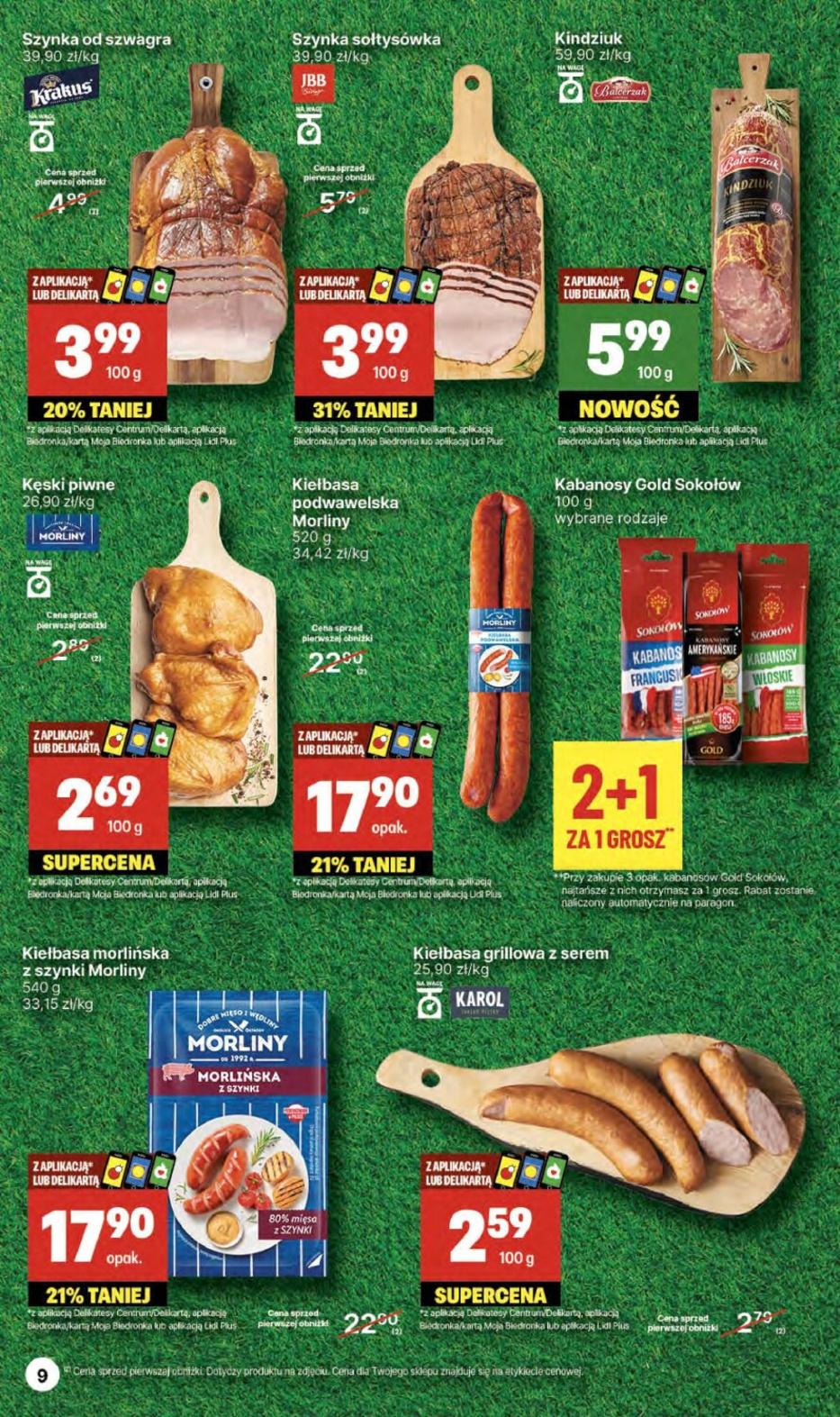 Gazetka promocyjna Delikatesy Centrum str. 9