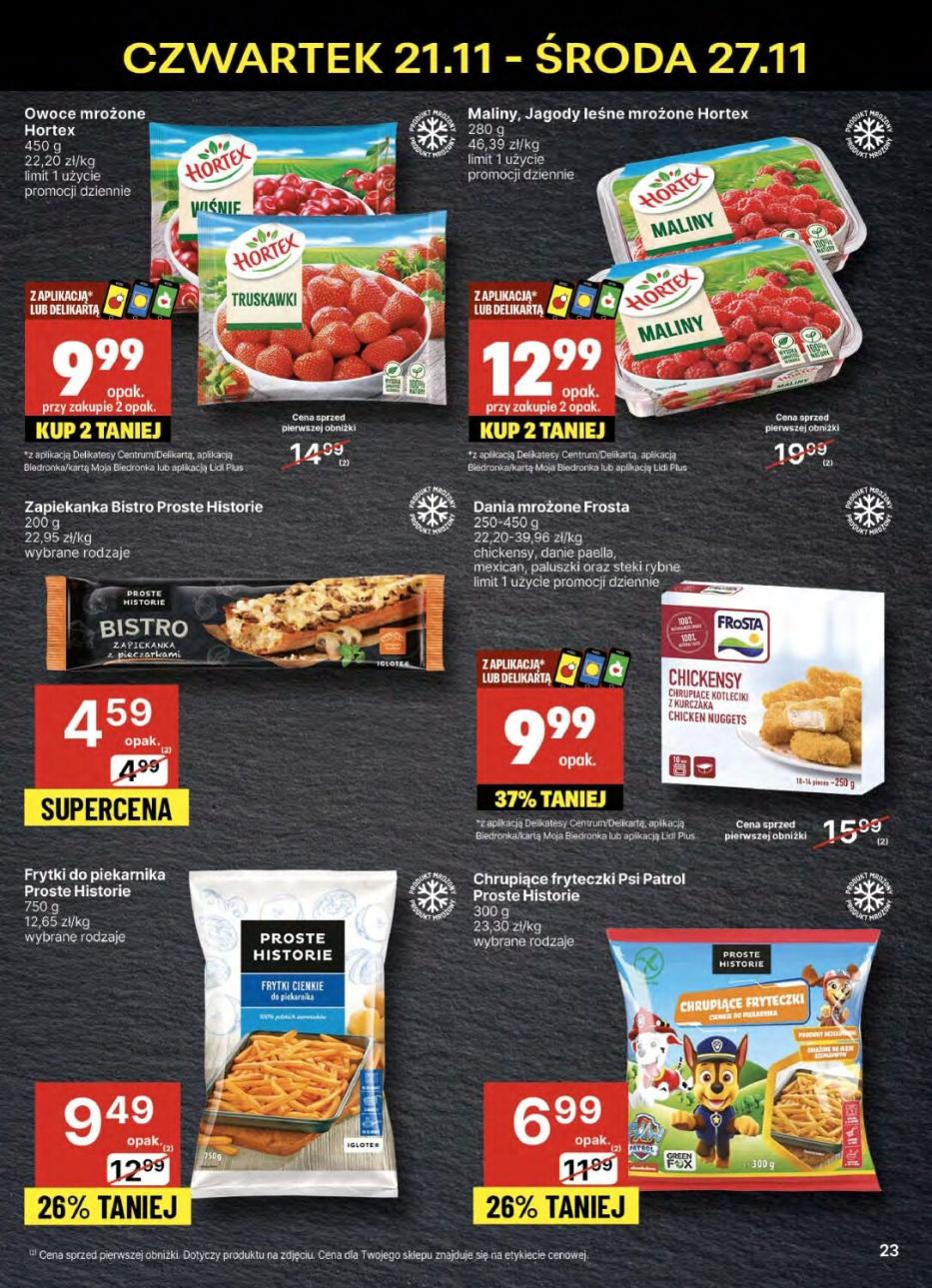 Gazetka promocyjna Delikatesy Centrum str. 23