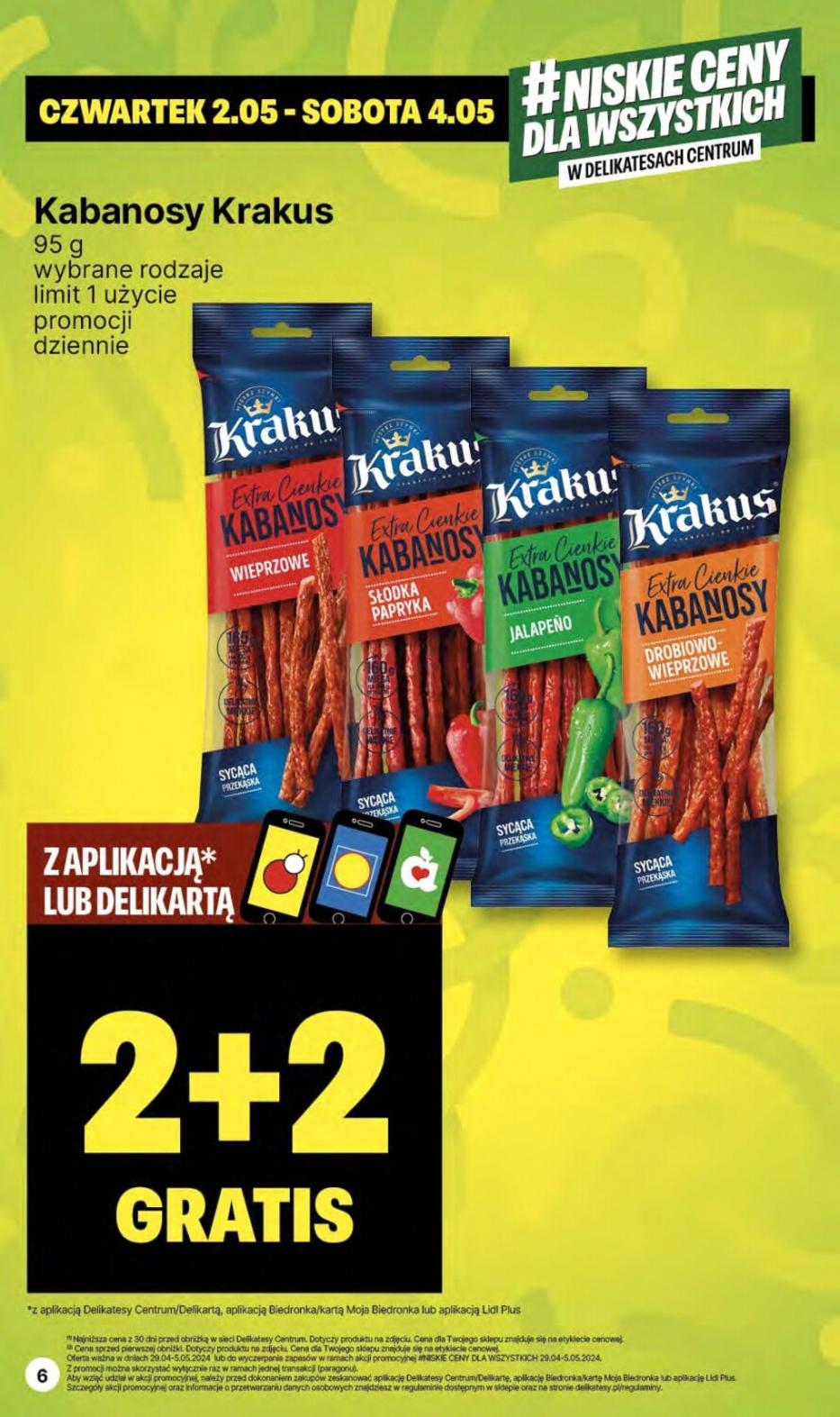 Gazetka promocyjna Delikatesy Centrum str. 6