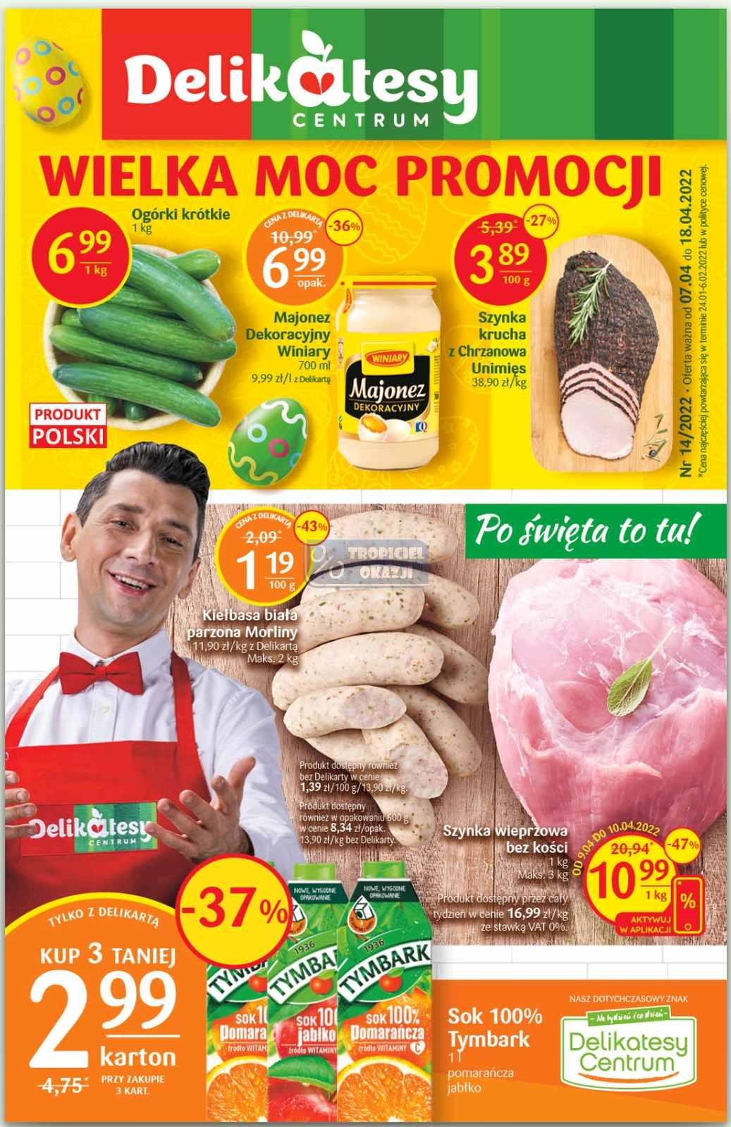 Gazetka promocyjna Delikatesy Centrum str. 1