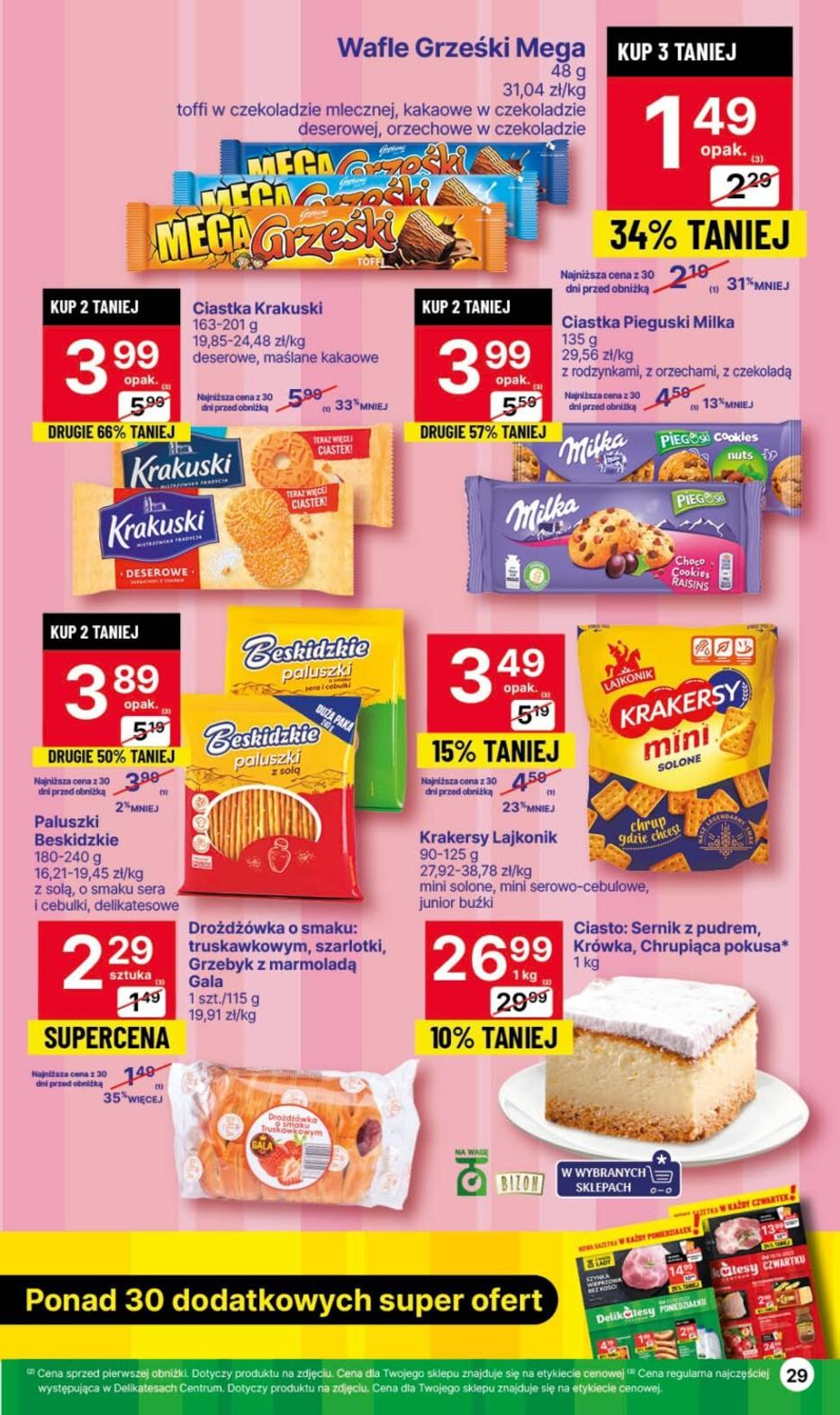 Gazetka promocyjna Delikatesy Centrum str. 29