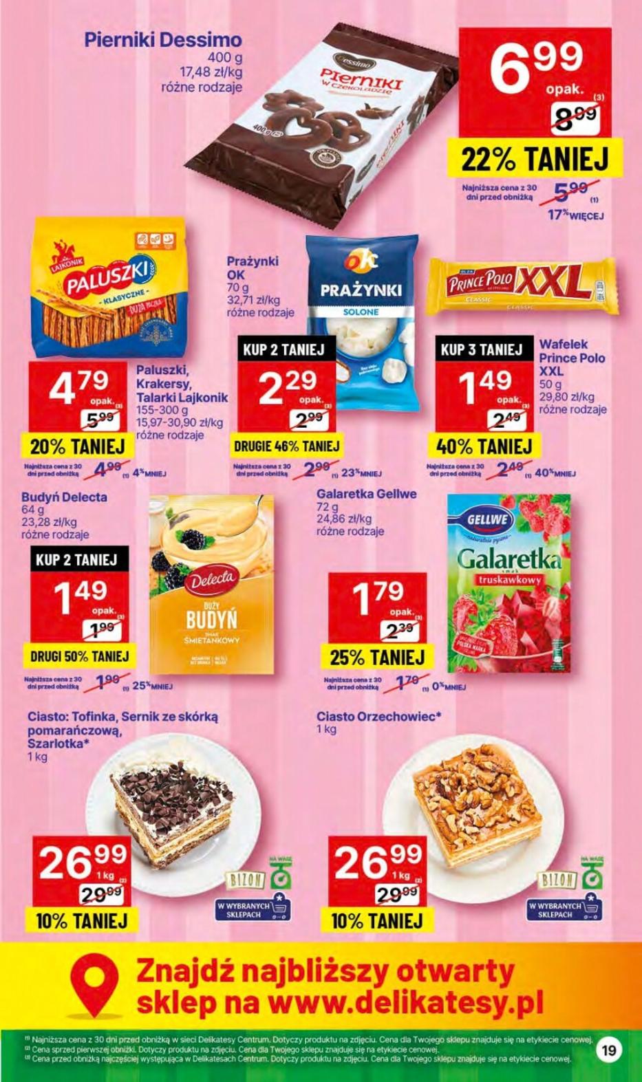 Gazetka promocyjna Delikatesy Centrum str. 19