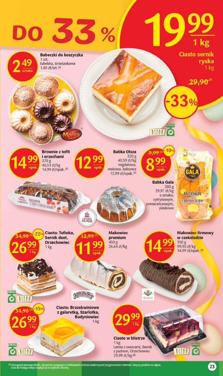 Gazetka promocyjna Delikatesy Centrum str. 23
