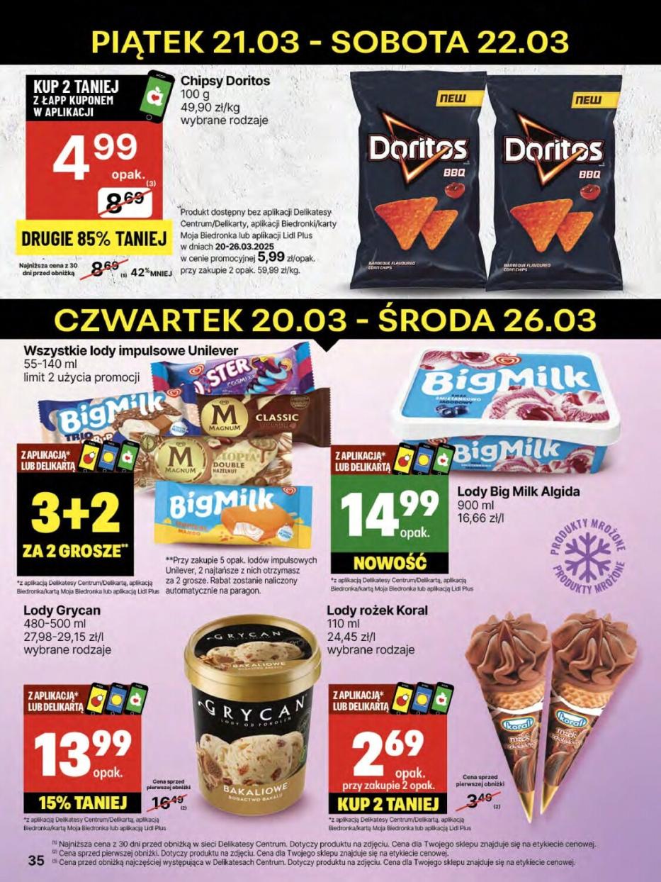 Gazetka promocyjna Delikatesy Centrum str. 35