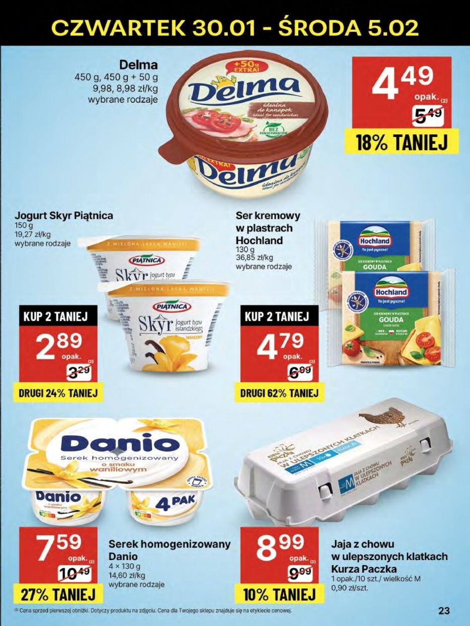 Gazetka promocyjna Delikatesy Centrum str. 23