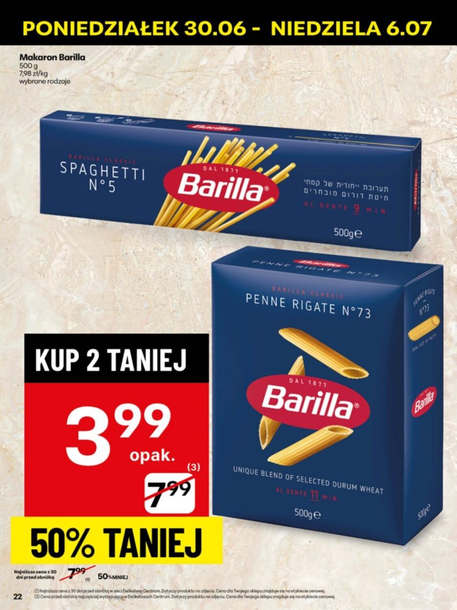 Gazetka promocyjna Delikatesy Centrum str. 22