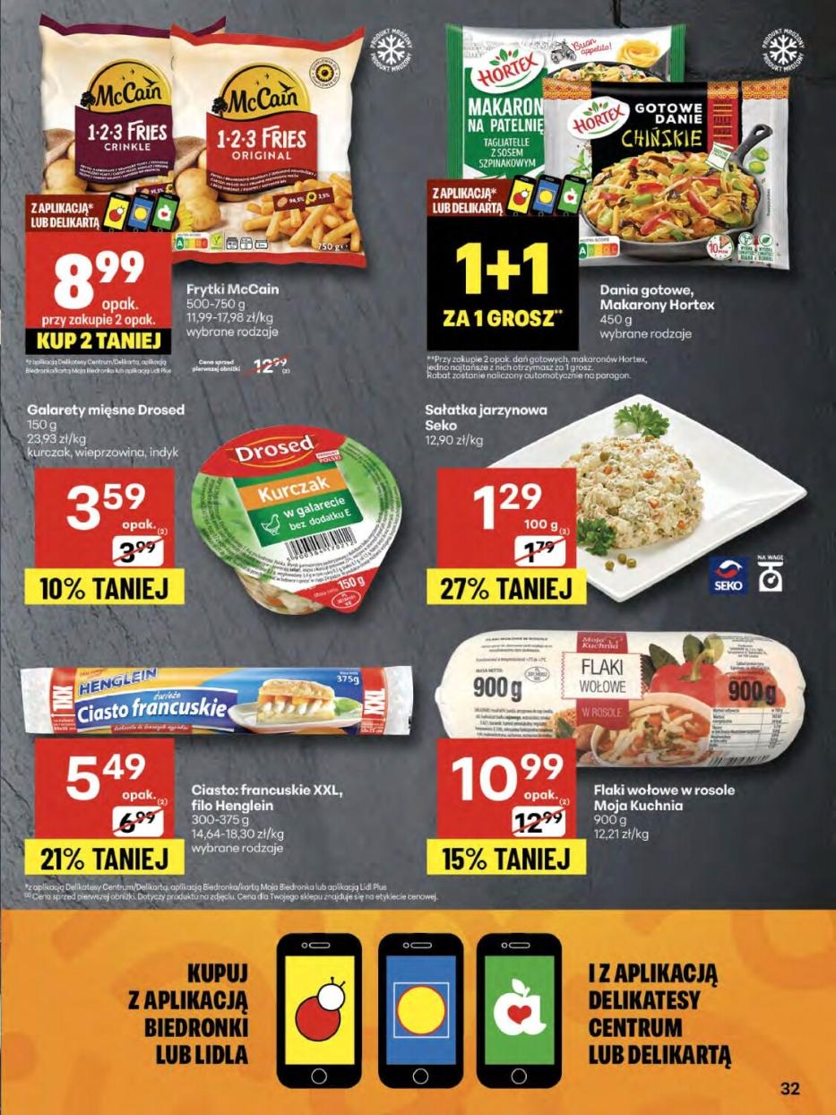 Gazetka promocyjna Delikatesy Centrum str. 32