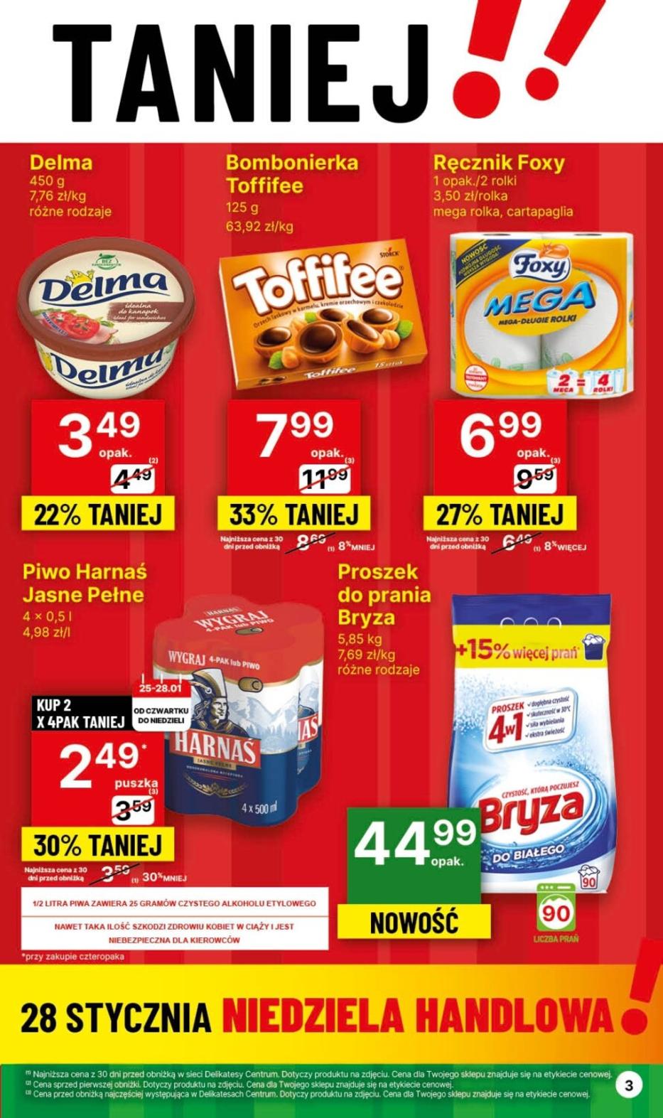 Gazetka promocyjna Delikatesy Centrum str. 3