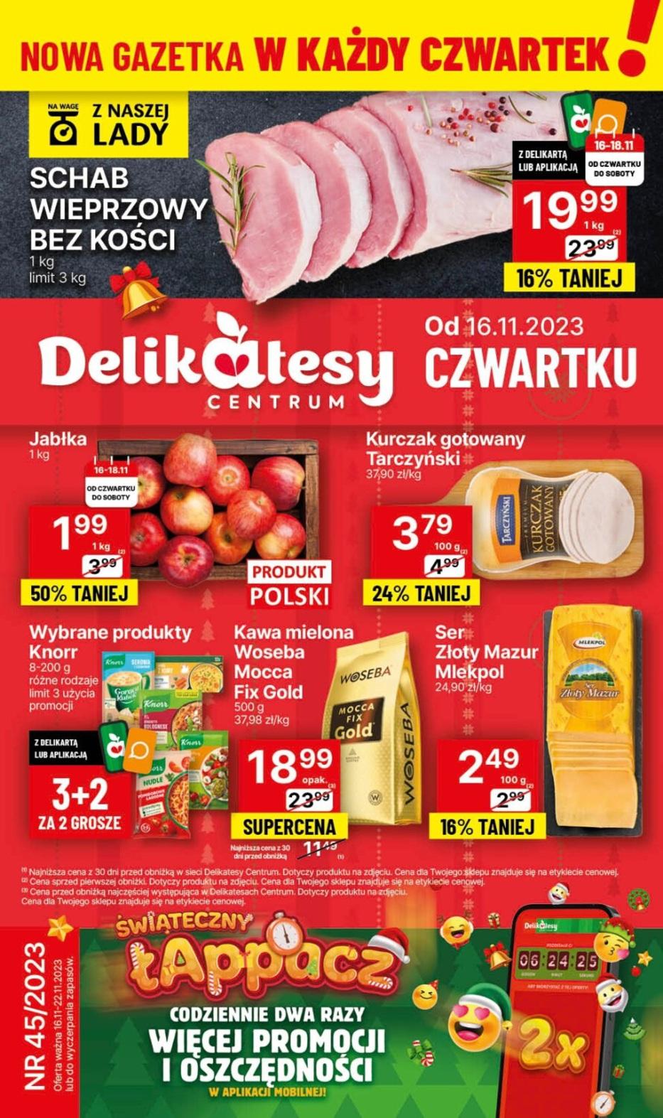 Gazetka promocyjna Delikatesy Centrum str. 1
