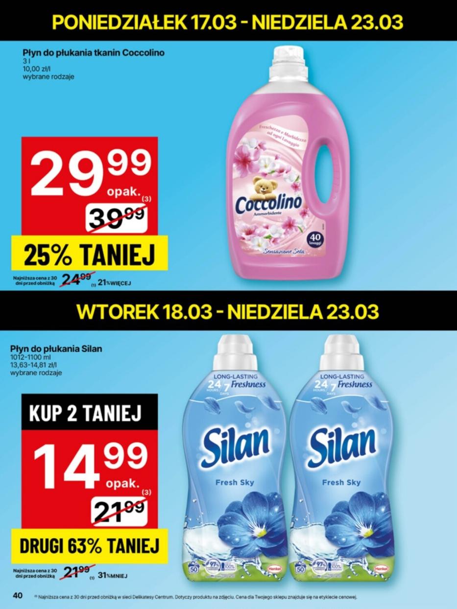 Gazetka promocyjna Delikatesy Centrum str. 40