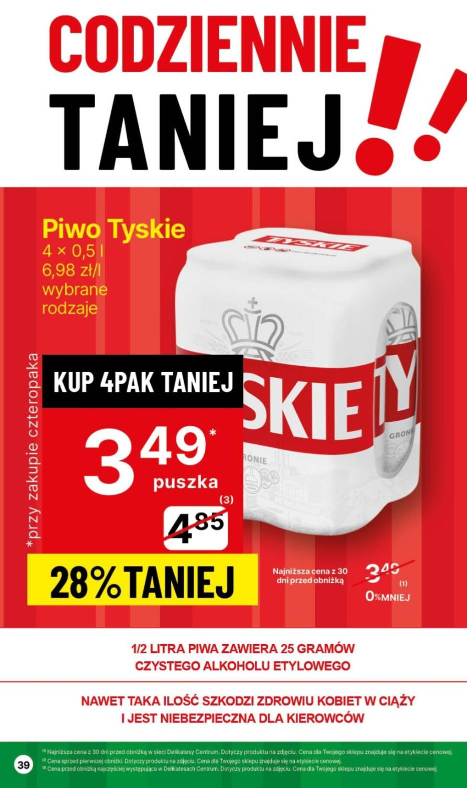 Gazetka promocyjna Delikatesy Centrum str. 39