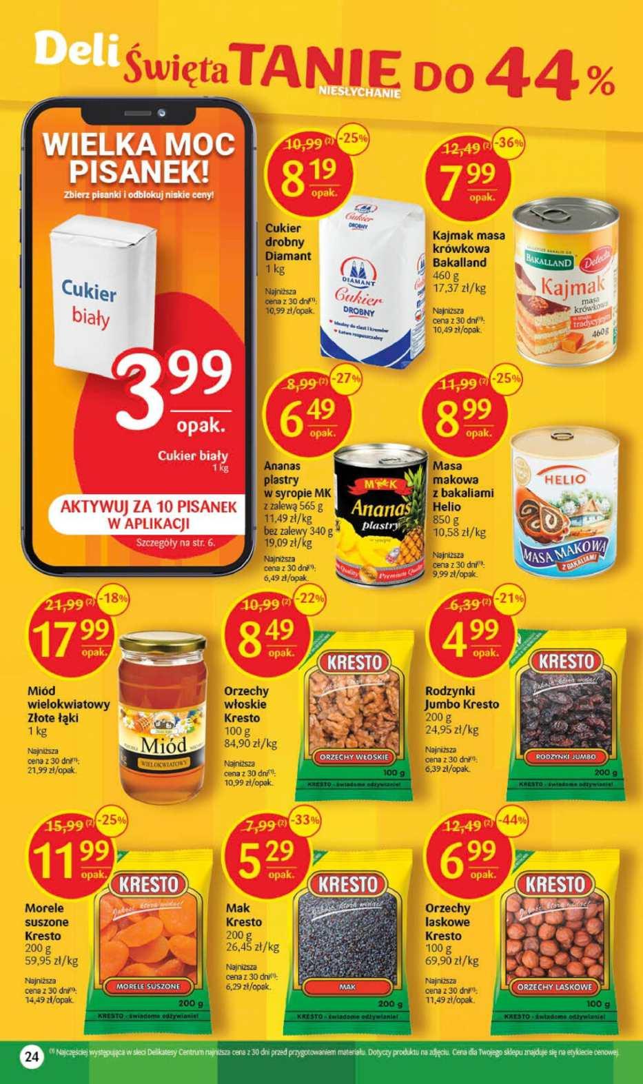 Gazetka promocyjna Delikatesy Centrum str. 24