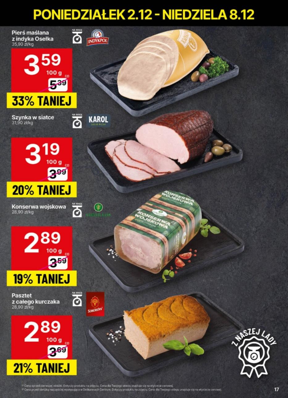 Gazetka promocyjna Delikatesy Centrum str. 17