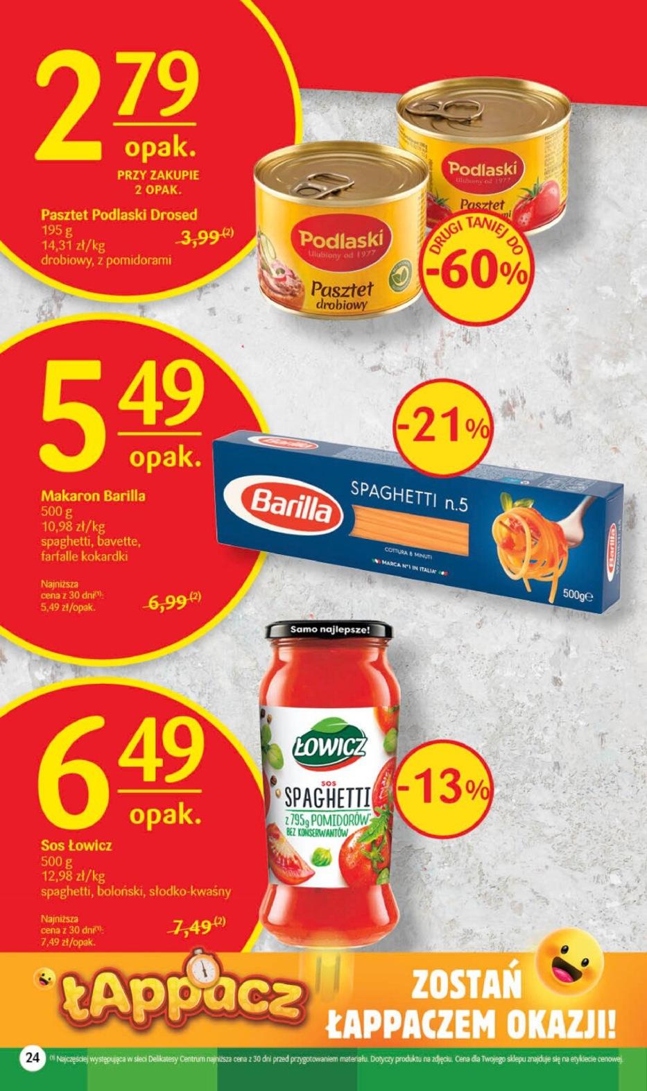 Gazetka promocyjna Delikatesy Centrum str. 24