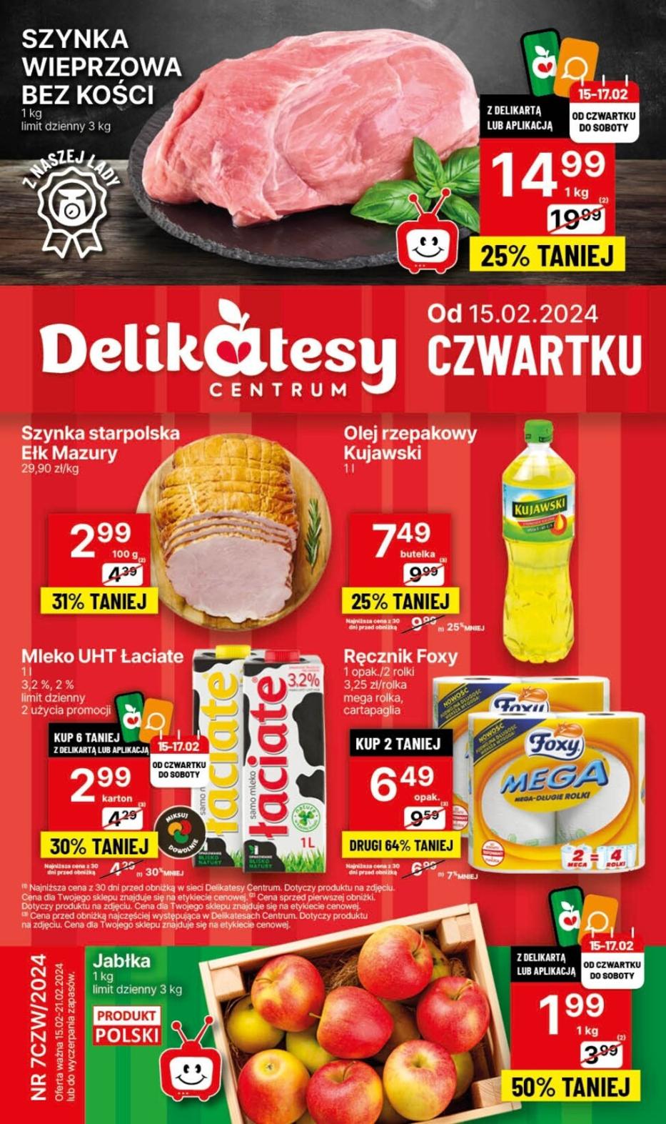 Gazetka promocyjna Delikatesy Centrum str. 1