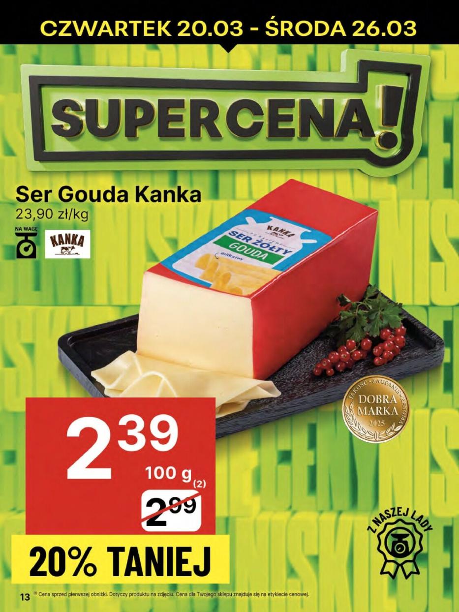 Gazetka promocyjna Delikatesy Centrum str. 13