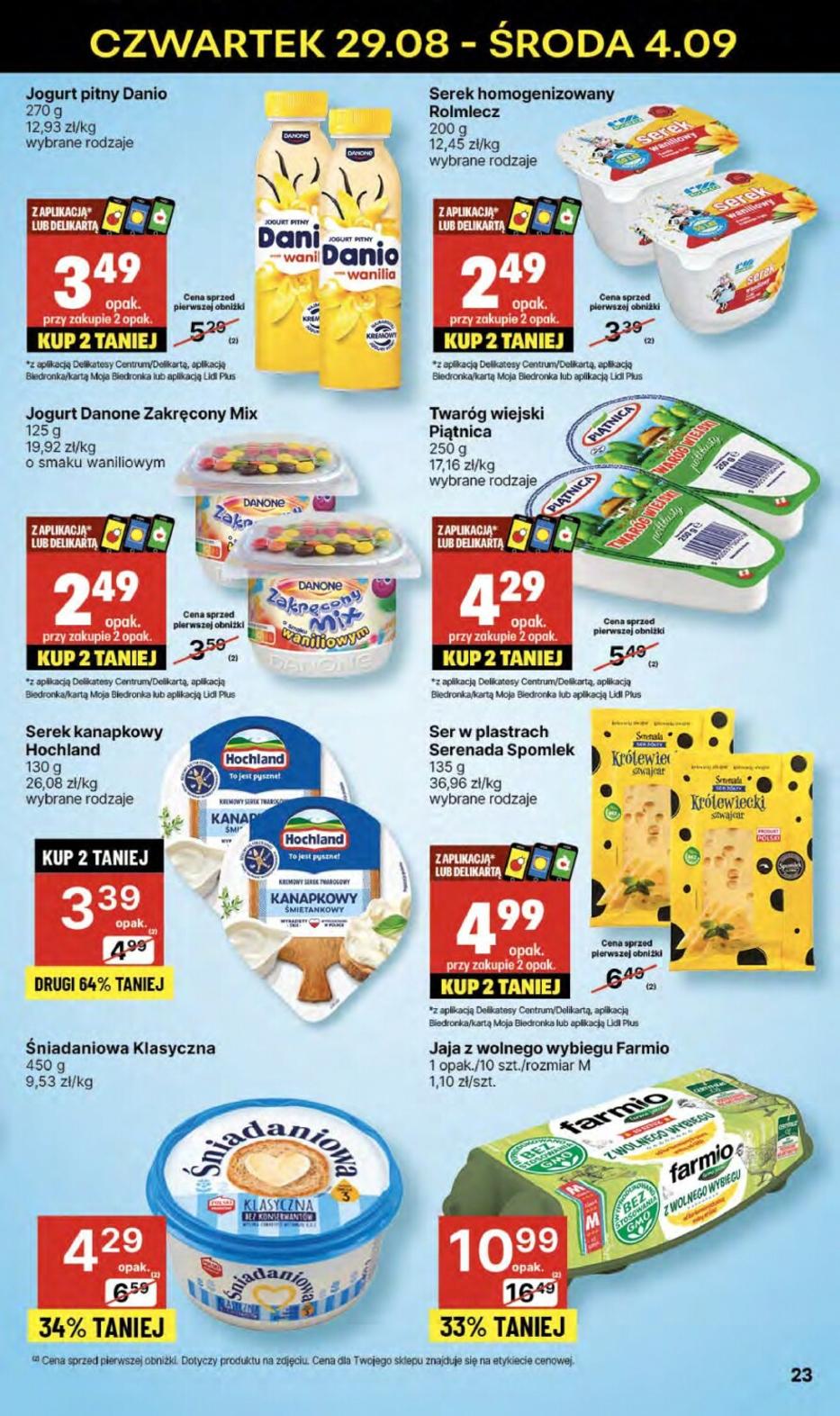 Gazetka promocyjna Delikatesy Centrum str. 23