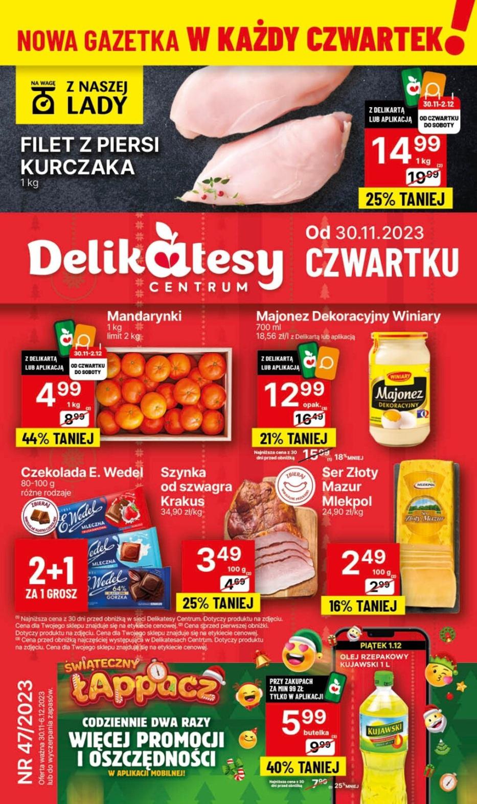Gazetka promocyjna Delikatesy Centrum str. 1