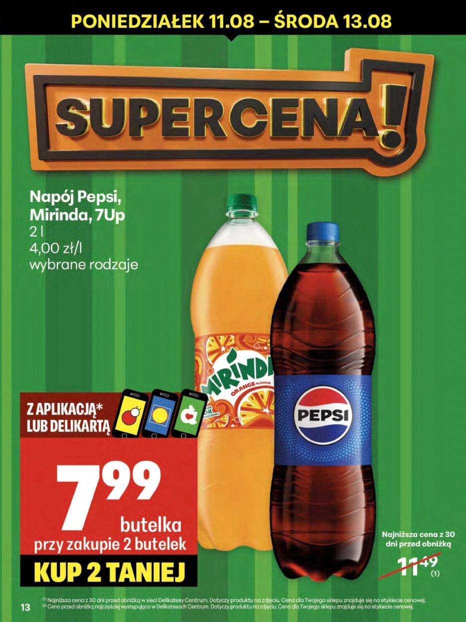 Gazetka promocyjna Delikatesy Centrum str. 13
