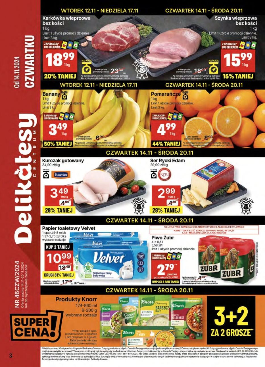 Gazetka promocyjna Delikatesy Centrum str. 3