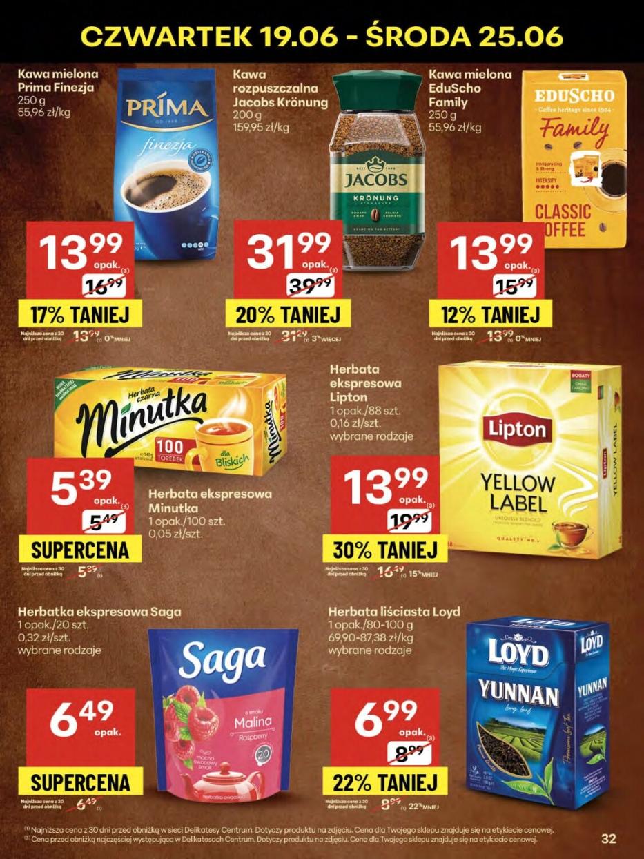 Gazetka promocyjna Delikatesy Centrum str. 32