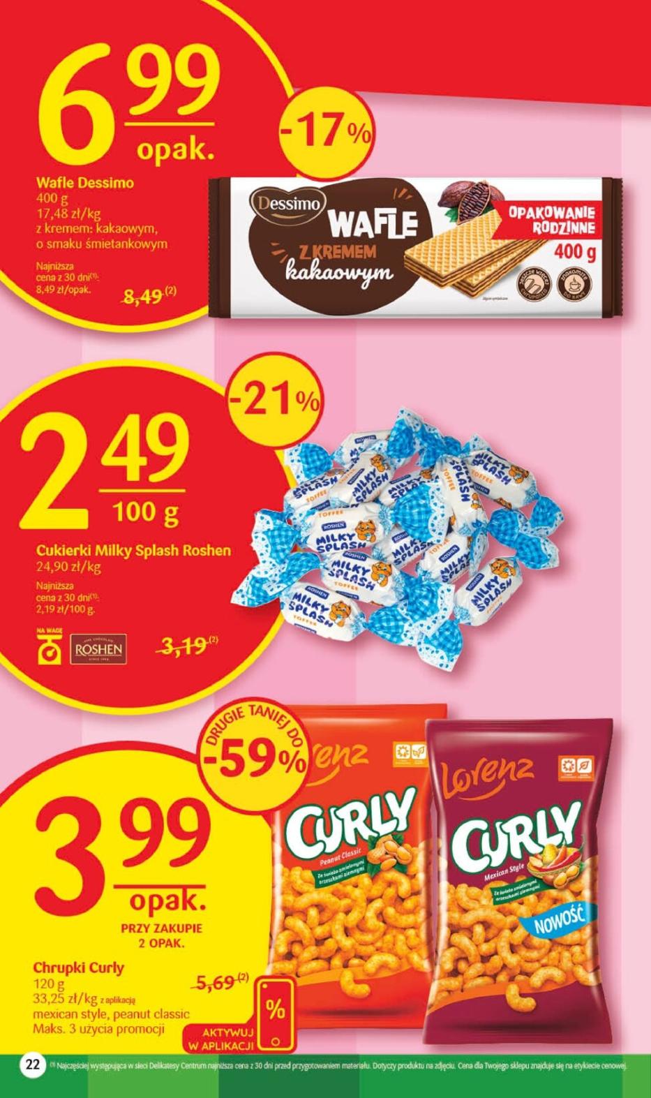 Gazetka promocyjna Delikatesy Centrum str. 22